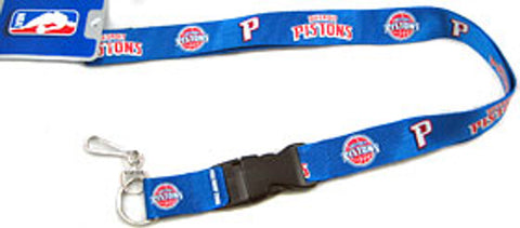 Detroit Pistons Lanyard Breakaway with Key Ring