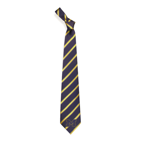  Michigan Wolverines Woven Poly Neck Tie