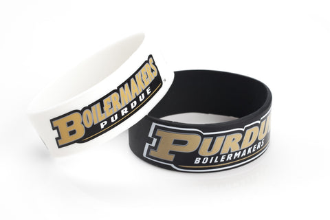 Purdue Boilermakers Bracelets 2 Pack Wide Special Order