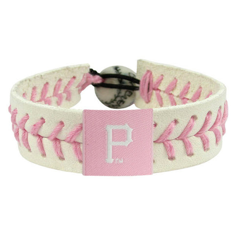 Pittsburgh Pirates Bracelet Baseball Pink 