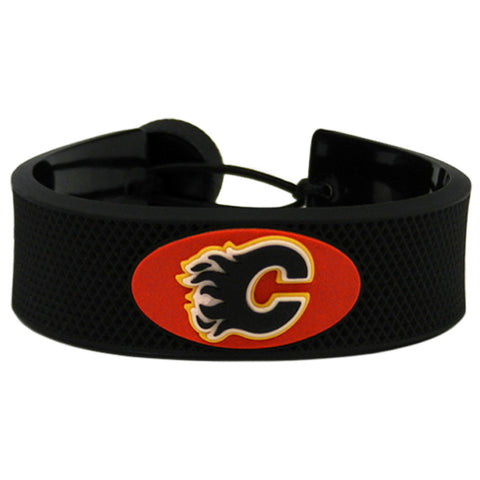Calgary Flames Bracelet Classic Hockey 