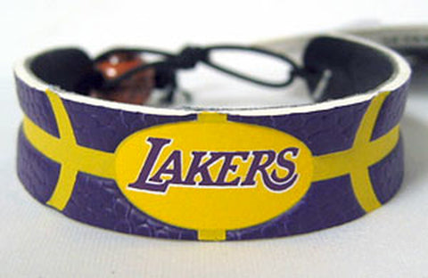 Los Angeles Lakers Bracelet Team Color Basketball 