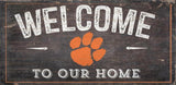 Clemson Tigers Wood Sign