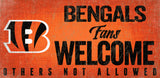 Cincinnati Bengals Wood Sign