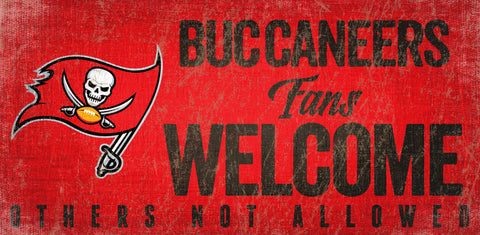 Tampa Bay Buccaneers Wood Sign