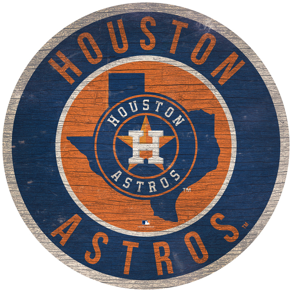 Houston Astros Wood Sign