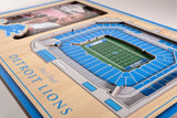NFL Detroit Lions 3D StadiumViews Picture Frame