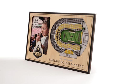 NCAA Purdue Boilermakers Football 3D StadiumViews Picture Frame