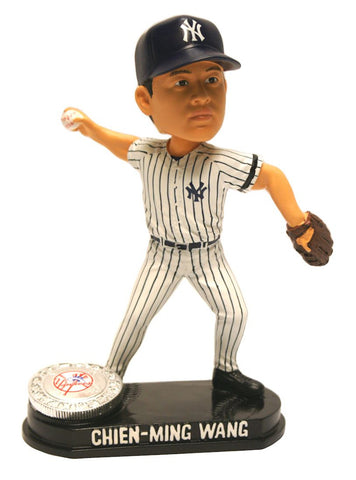 New York Yankees Chien Ming Wang Forever Collectibles Blatinum Bobblehead Pose 2 CO
