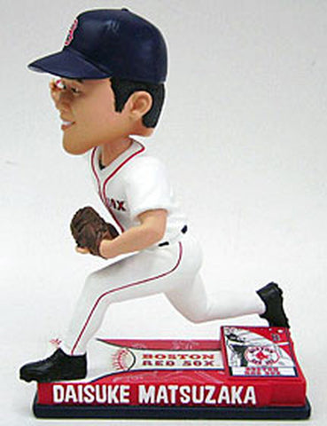 Boston Red Sox Daisuke Matsuzaka Forever Collectibles On Field Bobblehead 