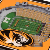 NCAA Missouri Tigers 3D StadiumViews Coasters