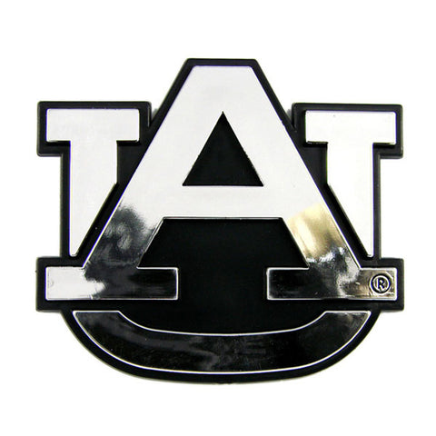 Auburn Tigers Auto Emblem Silver