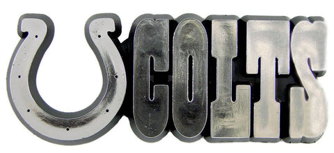 Indianapolis Colts Auto Emblem Silver
