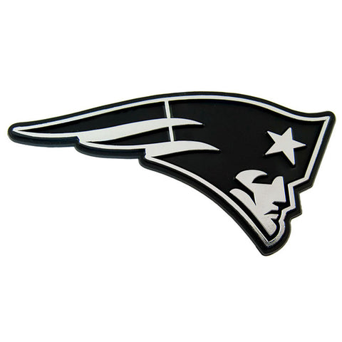 New England Patriots Auto Emblem Silver