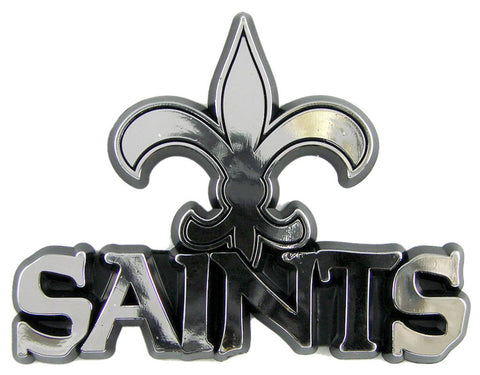 New Orleans Saints Auto Emblem Silver