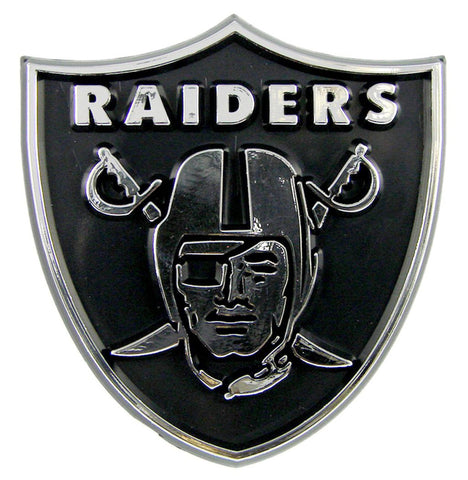 Las Vegas Raiders Auto Emblem Silver