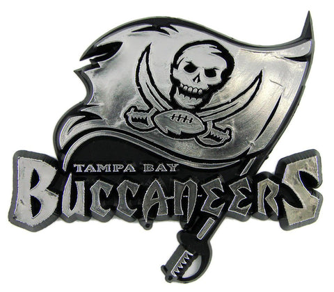 Tampa Bay Buccaneers Auto Emblem Silver