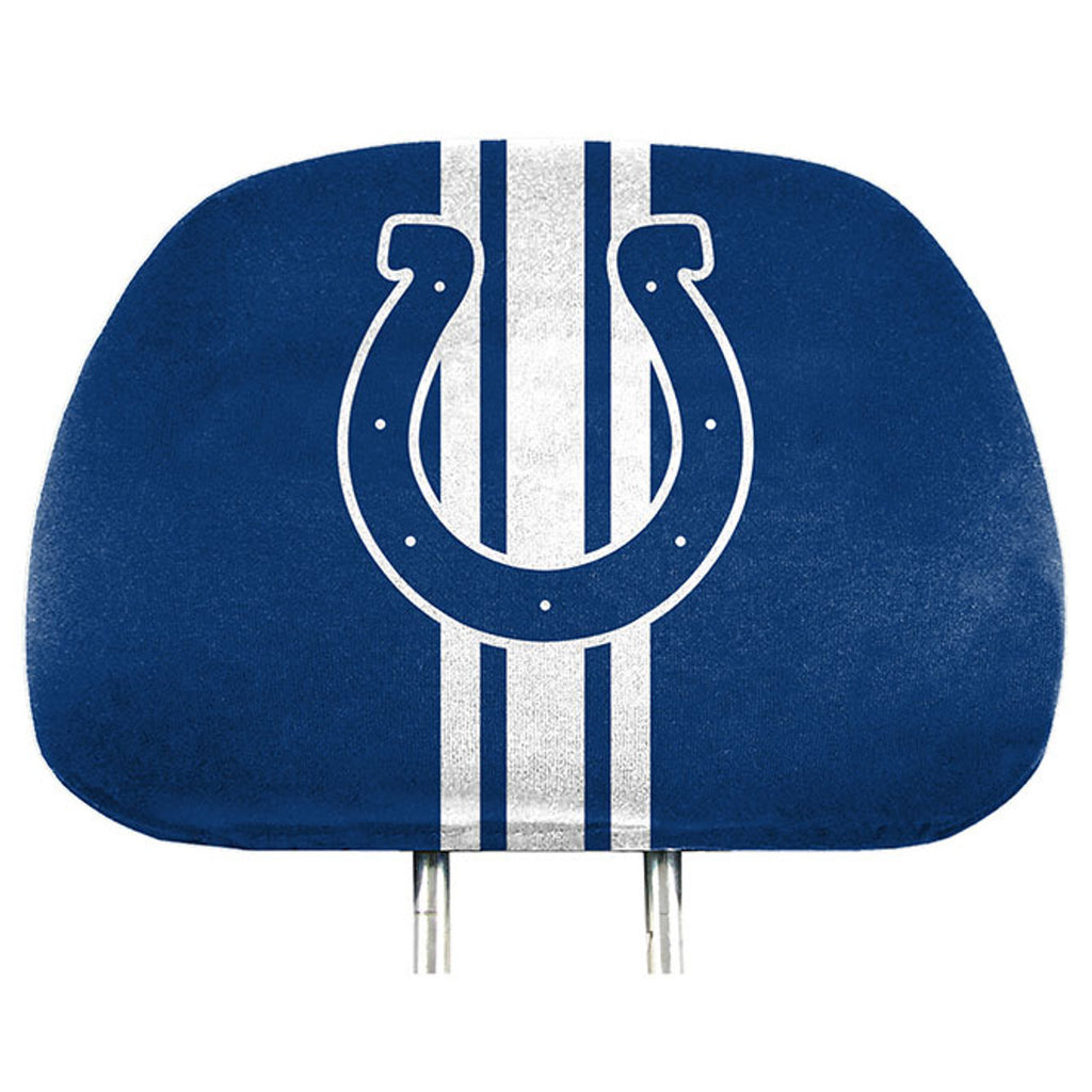 Indianapolis Colts Headrest Covers Full Printed Style Special Order
