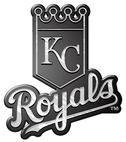 Kansas City Royals Auto Emblem Silver