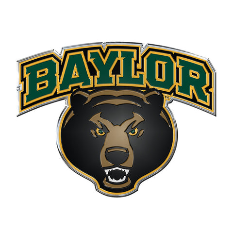 Baylor Bears Auto Emblem Color Special Order