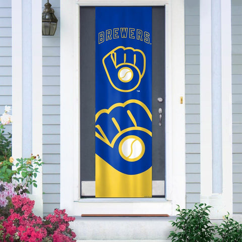 Milwaukee Brewers Banner Door Style 