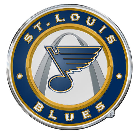 St. Louis Blues Auto Emblem Color