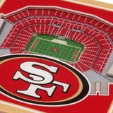 NFL San Francisco 49ers 3D StadiumViews Coasters
