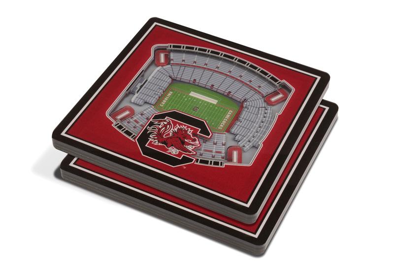 NCAA South Carolina Gamecocks 3D StadiumViews Coasters