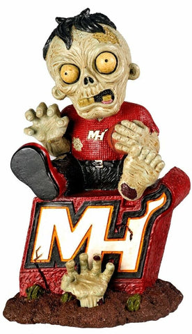Miami Heat Zombie Figurine On Logo 