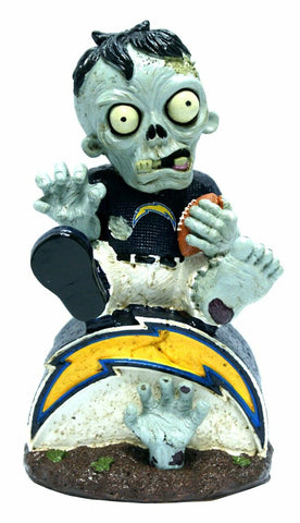Los Angeles Chargers Zombie Figurine On Logo 