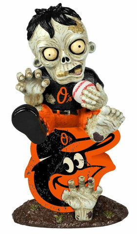 Baltimore Orioles Zombie Figurine On Logo 