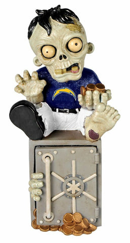 Los Angeles Chargers Zombie Figurine Bank 