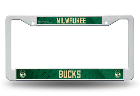 Milwaukee Bucks License Plate Frame Plastic Special Order