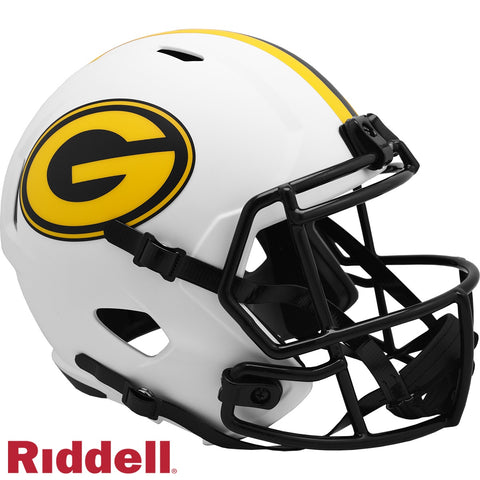 Green Bay Packers Helmet Riddell Replica Full Size Speed Style Lunar Eclipse Alternate 