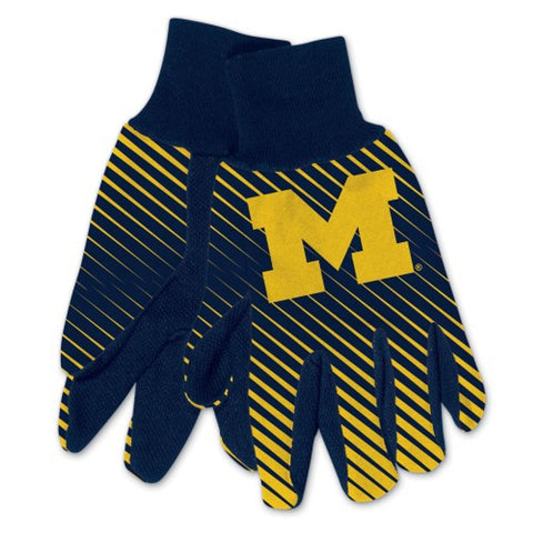 Michigan Wolverines Two Tone Gloves Adult