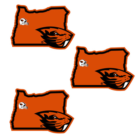 Oregon St. Beavers Home State Decal