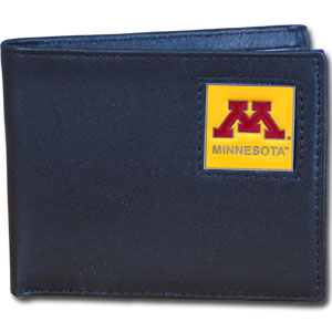 Minnesota Golden Gophers Leather Bifold Wallet