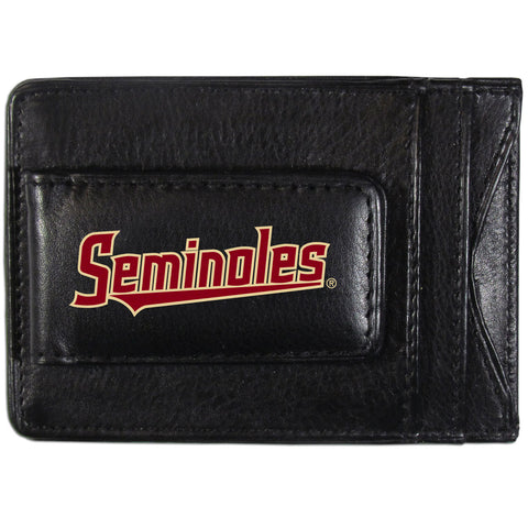 Florida St. Seminoles Logo Leather Cash & Cardholder