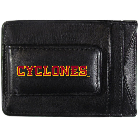 Iowa St. Cyclones Logo Leather Cash & Cardholder
