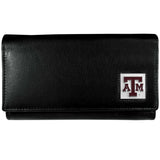Texas A & M Aggies Leather Trifold Wallet