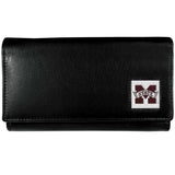 Mississippi St. Bulldogs Leather Trifold Wallet