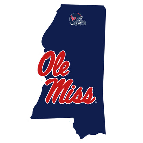 Ole Miss Rebels   Home State Decal 
