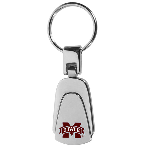 Mississippi St. Bulldogs Steel Teardrop Key Chain