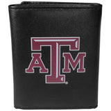 Texas A & M Aggies Leather Trifold Wallet