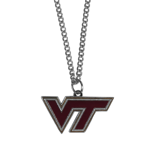 Virginia Tech Hokies Chain Necklace - with Small Charm