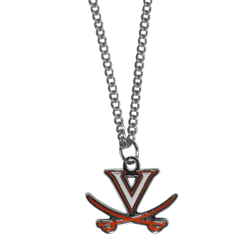 Virginia Cavaliers Chain Necklace - with Small Charm