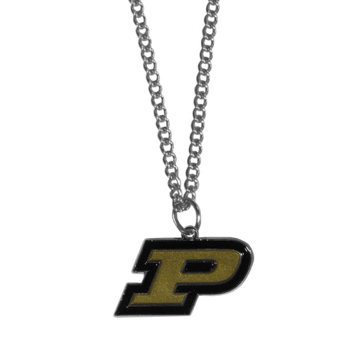 Purdue Boilermakers Chain Necklace - with Small Charm