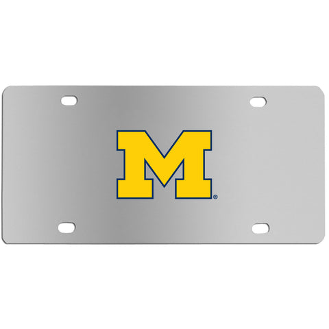 Michigan Wolverines Steel License Plate - Wall Plaque