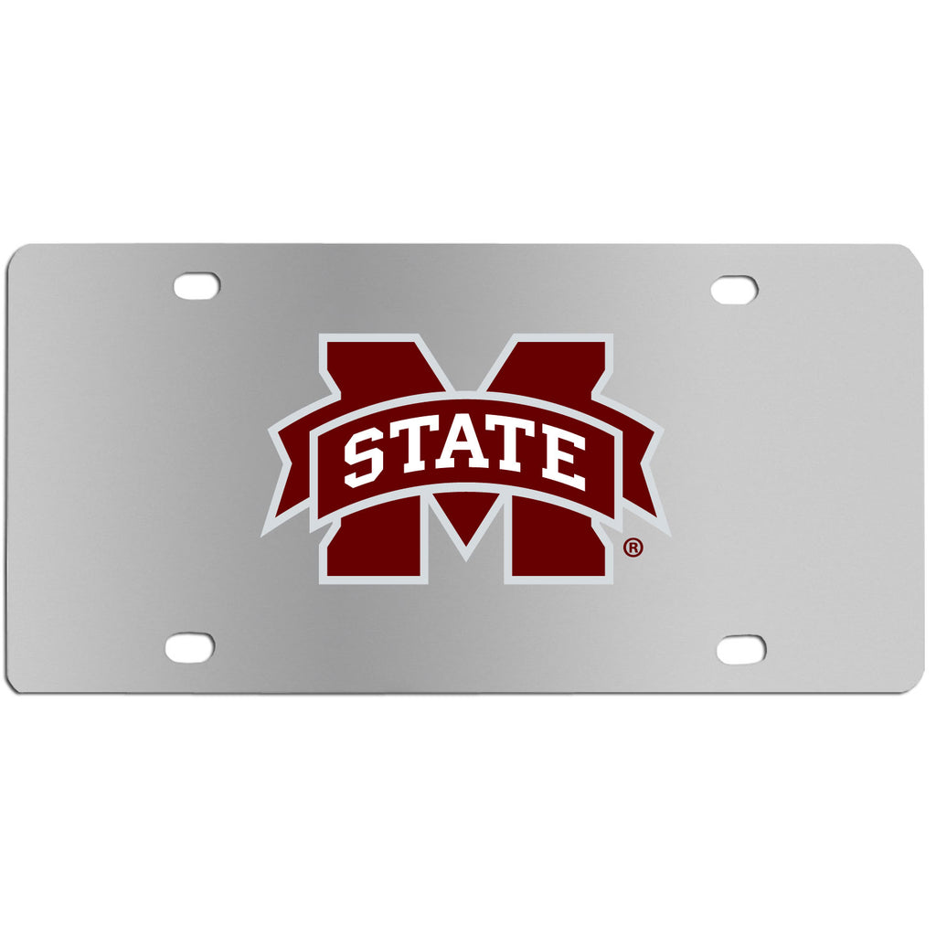 Mississippi St. Bulldogs Steel License Plate