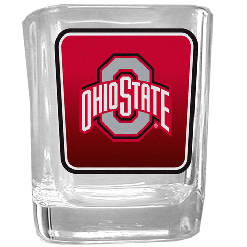 Ohio St. Buckeyes Square Glass Shot Glass